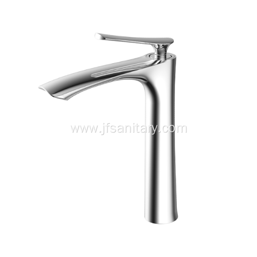 Chrome Single Lever Modern Basin Faucet